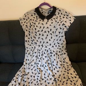ModCloth black cat dress